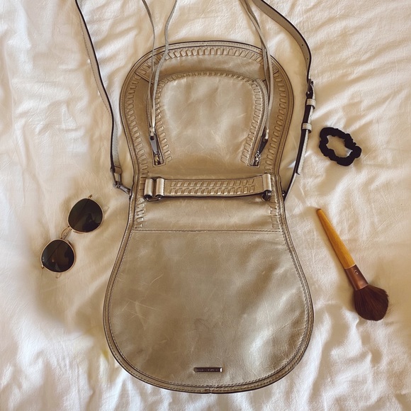 Rebecca Minkoff Vanity Saddle Bag - Puddy Gray - Picture 5 of 11